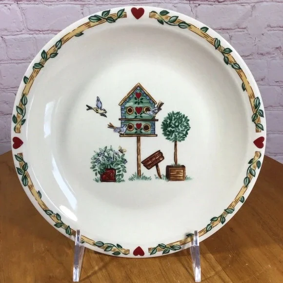 Thompson Pottery Birdhouse 3 Piece Place Setting - Picture 5 of 12